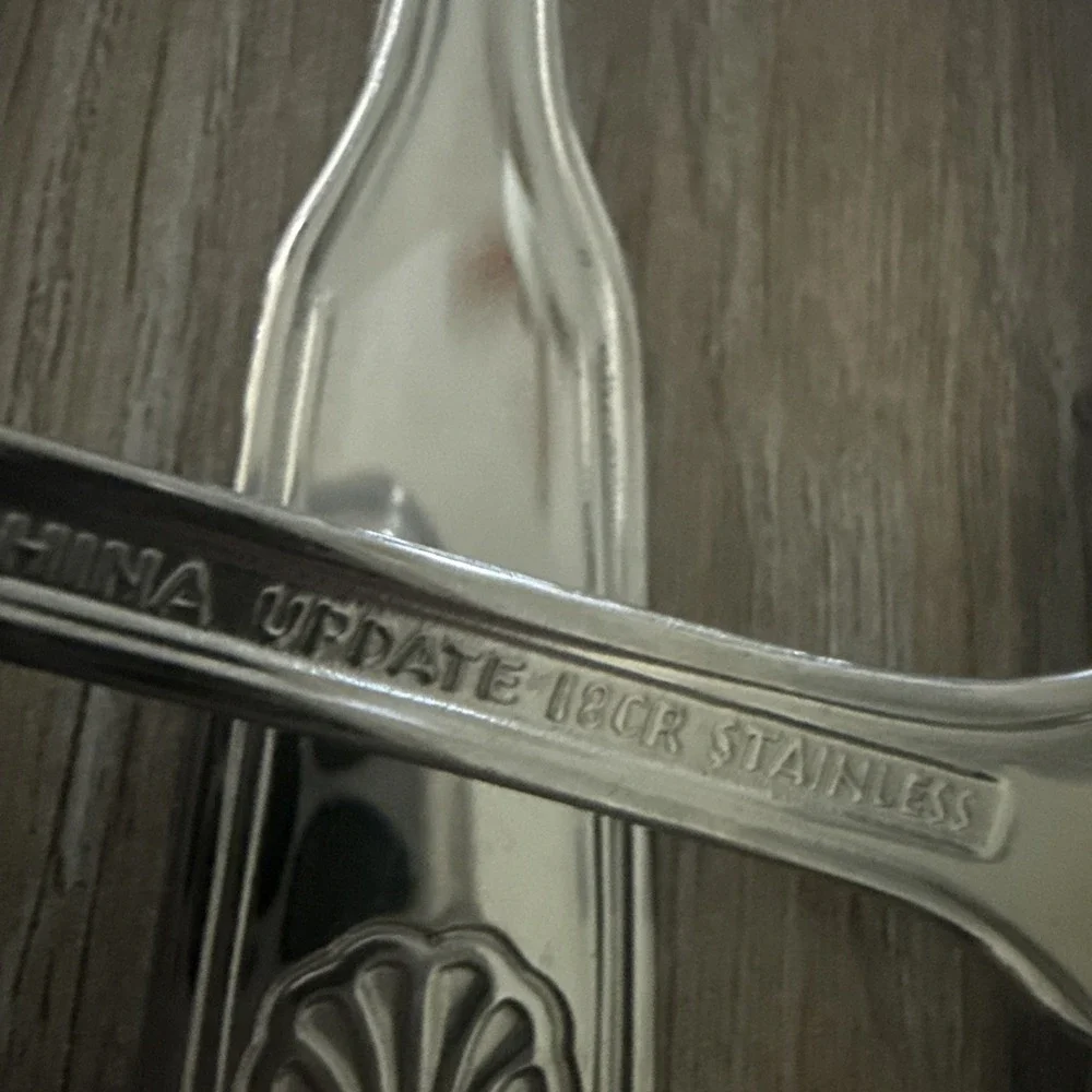 Update Stainless‎ Shelley Shell pattern Salad Forks Set Of 4